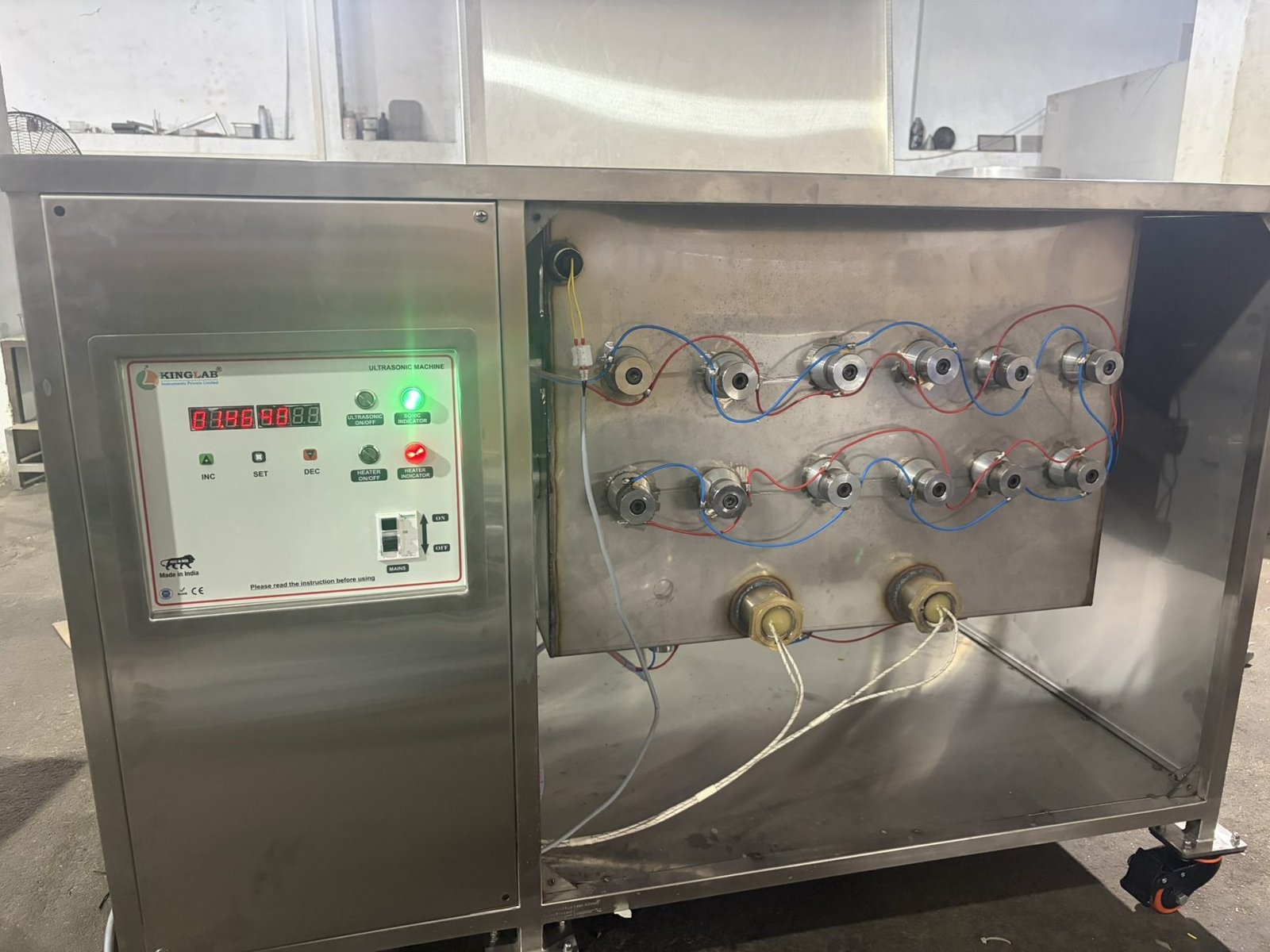 Ultrasonic Cleaning with Basket Agitation
