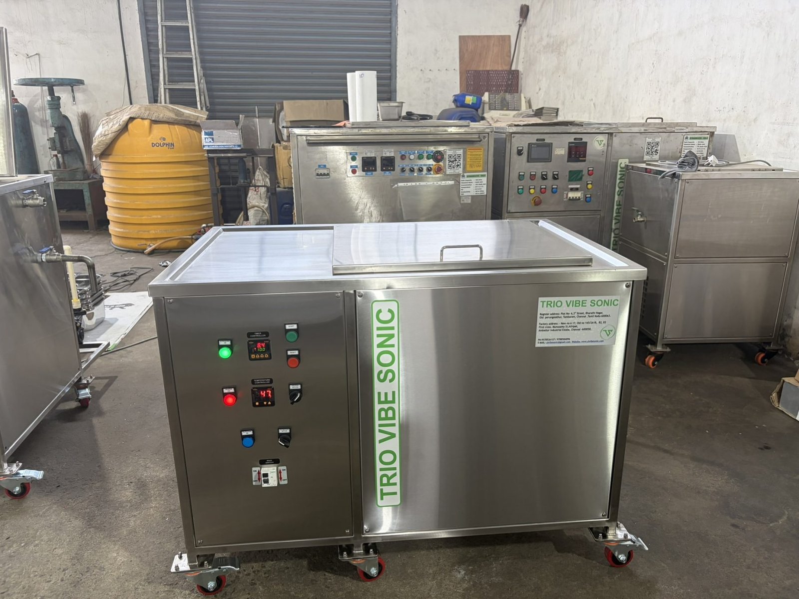 Rotary Basket Ultrasonic Cleaning Machines